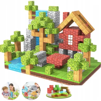 ostatní stavebnice KLOCKI MAGNETYCZNE PIXELKY 100 DÍLKŮ 3D KREATIVNÍ HRAČKA