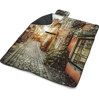 deka Sablio Plážová deka Městská ulička: 200x140 cm