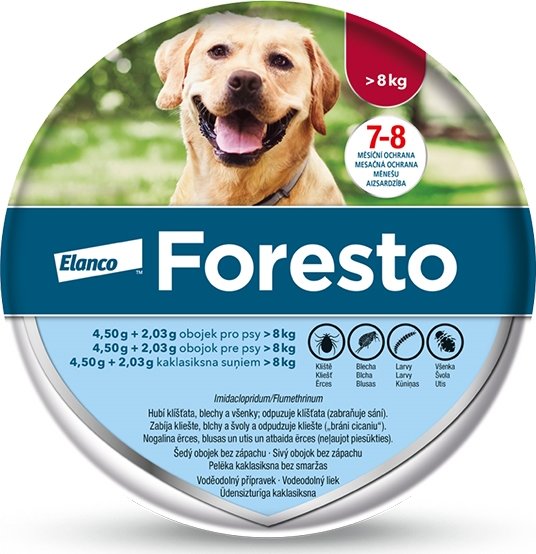 Foresto obojek pro psy nad 8 kg 70 cm