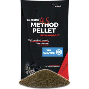Nástraha Haldorádó Krmítková Směs 4S Method Pellet Groundbait 400 g - Zima