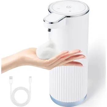 Dávkovač mýdla Automatický bezdotykový nástěnný dávkovač mýdla | koupelnový doplněk 1+1 ks - Bílý