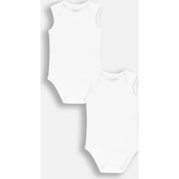 Kojenecký body Kojenecké Body Bílé s Krátkým Rukávem Dětské Body 092 Coccodrillo XCX