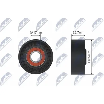 Napínací kladka, žebrovaný klínový řemen AJS Parts RNK-FR-011