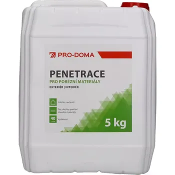 Penetrace Penetrace pro porézní materiály PRO-DOMA – 5 kg