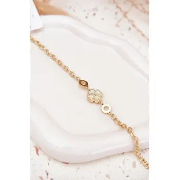 Náramek Boto Náramek S Konvalinkou Ze Chirurgické Oceli Barva: Zlatá, Velikost: ONE SIZE