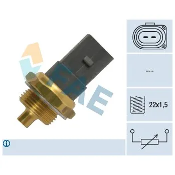 Čidlo automobilu Snímač, teplota chladiva FRANCISCO ALBERO S.A. 33786