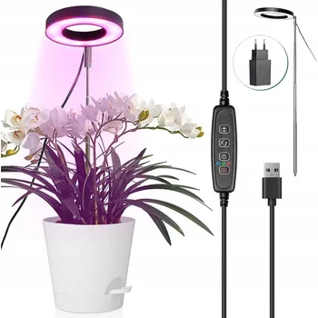 Lampička Stojací lampa GROW pro pěstování rostlin Bedee 15 W