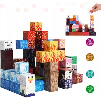 ostatní stavebnice Magnetická stavebnice STEM – rozvojové hry pro děti