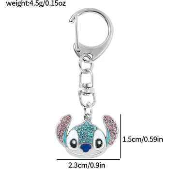 Náhrdelník Roztomilý náhrdelník s kamínky | šperk - Přívěsek na klíče Stitch