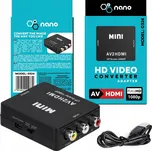 Adaptér z AV RCA na HDMI TV RCA CINCH CVBS 1080p