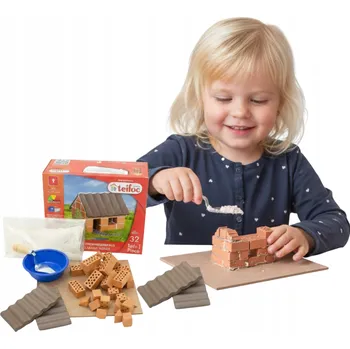 ostatní stavebnice Stavebnice Cihliček Stavebnice pro děti Teifoc dům 32 dílků