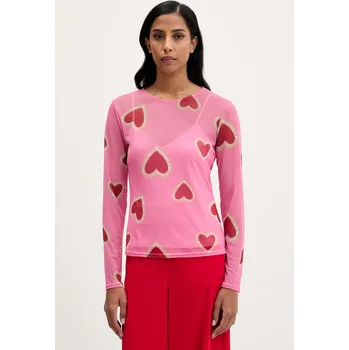 Dámská halenka Halenka Never Fully Dressed NFDTO2050 růžová 30X, vel. XL