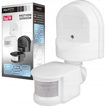 Zabezpečení domácnosti Pohybový senzor bílý IP44 1387