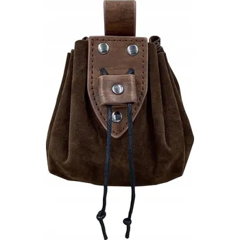 Peněženka HiFeuer kožená váček peněženka Nordic, Retro, Středověk, Viking