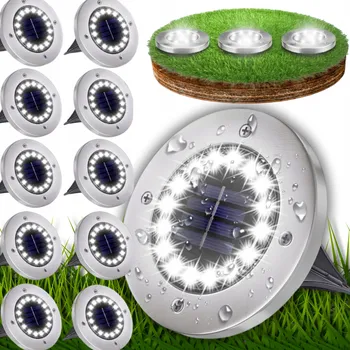 Venkovní osvětlení Solární lampa ARSA GO , stříbrná, 13 cm, 12 ks