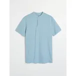 Sinsay - Bavlněné polo se stojáčkem - modrá - 350HZ-05X - 350HZ-05X-S
