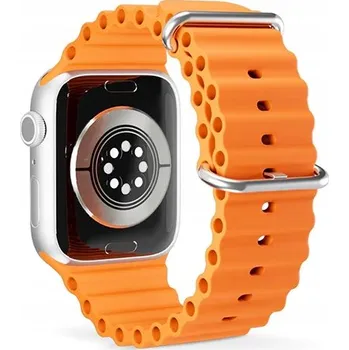 Řemínek na hodinky Řemínek EPICO pro Apple 23mm oranžový