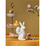 Sinsay - Velikonoční dekorativní zajíček s vajíčkem s květinovým motivem - bílá - 295IJ-00X - 295IJ-00X-ONE