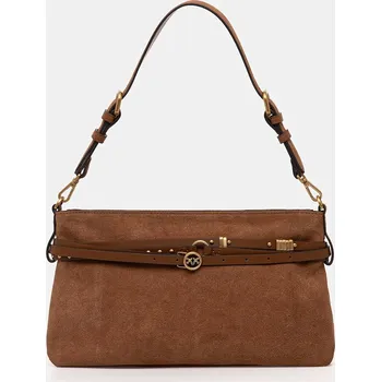 Kabelka Semišová kabelka Pinko 106176.A0F6 hnědá 88X, vel. ONE SIZE
