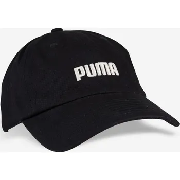 Kšiltovka PUMA Dětská kšiltovka bavlněná 6–14 LET ČERNÁ