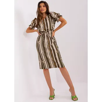 Dámské šaty Šaty LK SK 507468 1.20P khaki 42