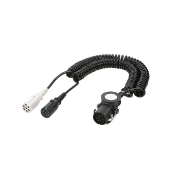 Auto elektroinstalace Adaptér, elektrický kabel adaptační spirála 15P-2X7P/24V Jaeger