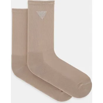 Pánské ponožky Ponožky Guess RHINESTONES V4GZ03.ZZ00I béžová 80A, vel. ONE SIZE