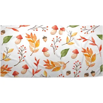 Ručník Sablio Ručník s potiskem Houbařská sezóna - 30x50 cm