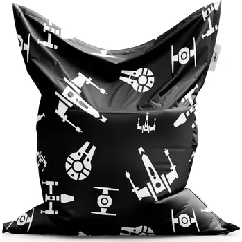 Sedací pytel Sablio Sedací vak Classic Star Wars Vesmírné lodě Pattern - 200x140 cm