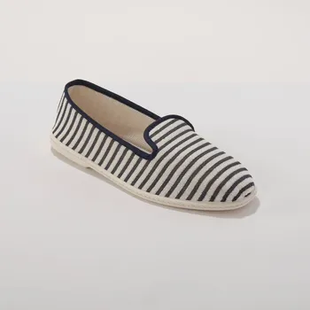 Dámské žabky Pruhované bačkory modrá 37