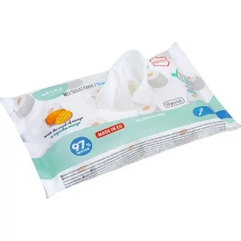 Toaletní papíry Vlhčený toaletní papír 50 ks