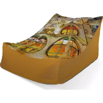 Sedací pytel Sedací vak Lounge Barcelona Gaudi Casa Batllo 1 - Sablio - 80 x 95 x 50 cm