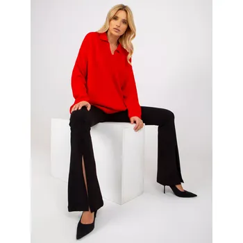 Dámský svetr Dámský svetr LC SW 2261 .00P červená - FPrice jedna velikost