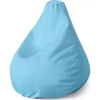 Sedací pytel Sedací vak Pear Blankytně modrá - Sablio - 70 x 95 x 15 cm