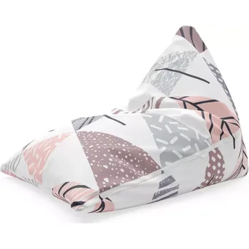 Sedací pytel Sablio Sedací vak Triangl Barevné stromky: 120 x 100 x 100 cm - Sablio