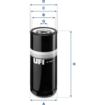 Olejový filtr Olejový filtr filtr oleje spin-on volvo euro 6 ufi