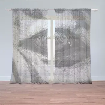 Záclona Sablio Záclony Oko zebry: 2 ks - 150x250 cm - Sablio
