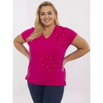 Dámská košile Halenka RV BZ A542.12P fuchsiová jedna velikost