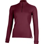 Lasting dámská merino mikina BESA hořčicová - Vínová 3839 / XL / Vínová