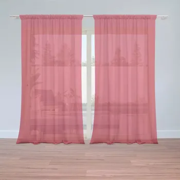 Záclona Sablio Záclony Bordová: 2 ks - 150x250 cm - Sablio