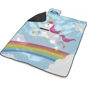 deka Sablio Plážová deka Jednorožec: 200x140 cm