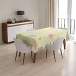 Ubrus Květiny na žluté - Sablio - 130x170 cm