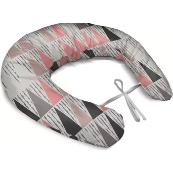 Kojící polštář Sablio Těhotenský polštář Tříbarevné jehlany