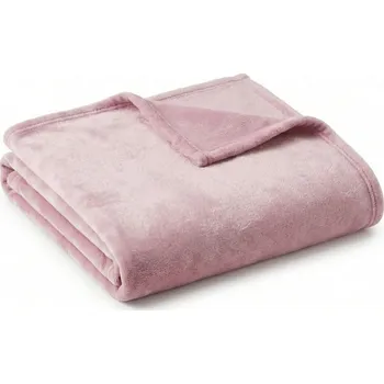 deka Mikroplyšová deka SOFT, pudrově růžová Rozměr: 160 x 200 cm
