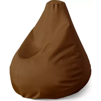 Sedací pytel Sedací vak Pear Hnědá - Sablio - 70 x 95 x 15 cm