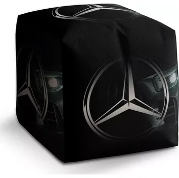 Taburet Sablio Taburet Kostka Logo 3 Maska: 40x40x40 cm - Sablio