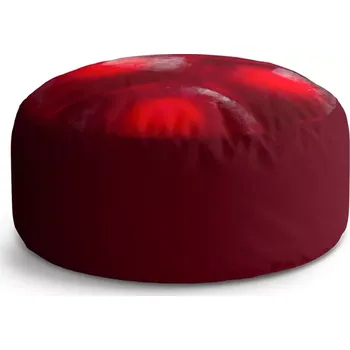 Taburet Sablio Kulatý taburet Circle Granátové jablko: 38x48 cm - Sablio