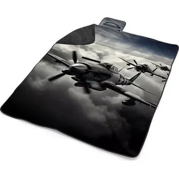 deka Sablio Plážová deka Stíhací letadla: 200x140 cm