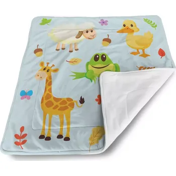 Dětská deka Sablio Dětská deka pro miminko Zvířátka 3 - 80x100 cm