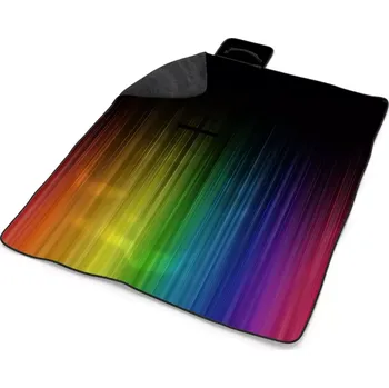 deka Sablio Plážová deka Duhová záře: 200x140 cm